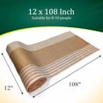 thumbnail image 2 of Camino de mesa decorativo FIBEUSION, 12 x 108 cm, arpillera natural, 2 of 8