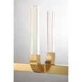 thumbnail image 6 of Del Mar 8-Light LED Linear Chandelier in Warm Brass by Breegan Jane, 6 of 7