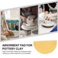 thumbnail image 2 of Miangastore 2pcs Ceramic Wheel Bat: Pottery Clay Trimming Pad Reusable Dual Hole Round Absorbent Cloth for Ceramic Craft Pottery Wheel and Clay Throwing, 2 of 9