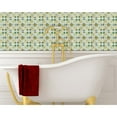thumbnail image 6 of HomeRoots 400190 4 x 4 in. Green Yellow Melo Peel & Stick Tiles, 6 of 7