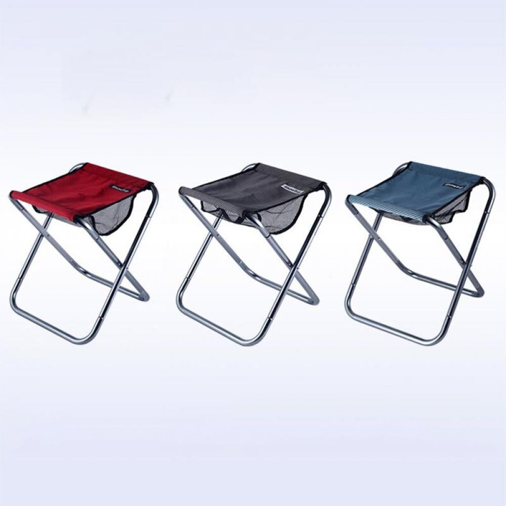 Outdoor Folding Fishing Chair Ultra Light Portable Camping Aluminum Picnic Stool 