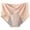 Apricot, variant on Womens High Waisted Period Panties Breathable Underwear 3 Layer Absorbent Briefs Mesh Stretch