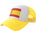 thumbnail image 1 of Flag of Spain Mesh Back Trucker Cap Baseball Cap, 1 of 8