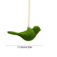 thumbnail image 3 of Leodye 1PCS Flocked Bird Shaped Christmas Hanging Ornaments, Delicate Lightweight Pendant for Xmas Tree Home Holiday Scene Decor -4.53IN, 3 of 6