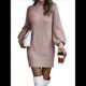 thumbnail image 3 of Suéteres Tipo Cárdigan para Mujer, Abiertos Al Frente, para Otoño e Invierno, de Larga, Holgados, Informales, para Abrigo. Rosa XXL, 3 of 10