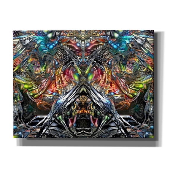 Epic Graffiti 'Offender' by Pedro Gavidia, Canvas Wall Art, 34"x26"