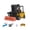 Yellow/QH207-2D, variant on 1/24 RC Forklift Truck, 11 Channel Remote Control Forklift for Adults, 2.4G RC Construction Vehicles with Lights, Music & Spray, Mini Engineering Vehicle