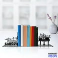 thumbnail image 2 of Handmadetneonsign Piano Music Metal Bookends, Music Note Name Bookend, Musical Table Bookshelf Decor 78342, 2 of 4