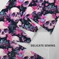 thumbnail image 6 of Yiaed Skull Flower Print Tapestry for Bedroom,Tapestry Wall Tapestries, Tapestry Aesthetic for Living Room Dorm Room 51" X 60", 6 of 6