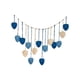 thumbnail image 4 of Tapiz de macramé,Tapiz de macramé para colgar en la pared,bohemio,hecho a mano,Decoración de pared bohemia tejida con flecos colgantes para apartamento,Inicio Sala de estar Decoraciones Azul, 4 of 8