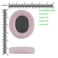 thumbnail image 6 of Geekria NOVA Mesh Fabric Replacement Ear Pads for Turtle Beach Stealth 600/ 500/ 400/ 300 Headphones Ear Cushions, Repair Parts (Pink), 6 of 6