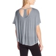 thumbnail image 2 of Calvin Klein Women's Spacedye Jersey Tee with Inner T-Back, Stone, 2 of 2