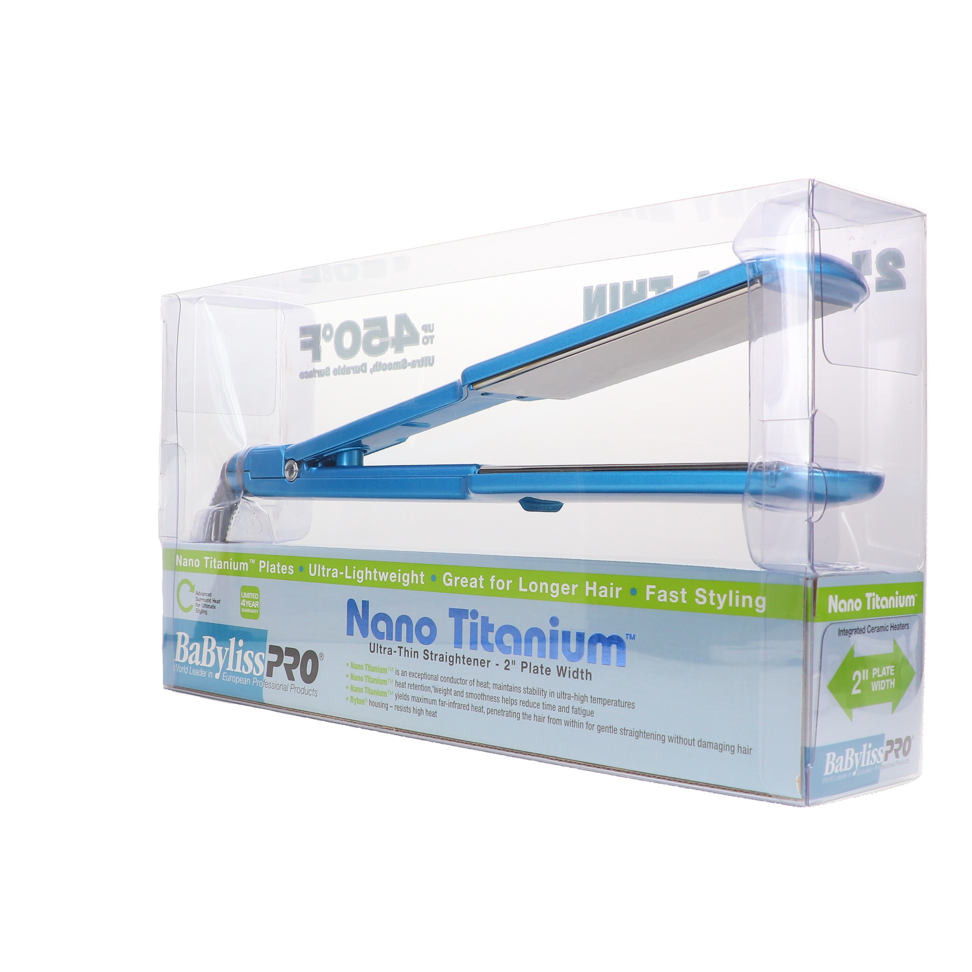 BaBylissPRO Nano Titanium Ultra Thin Flat Iron, 2 inch photo 7