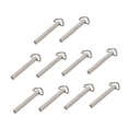 thumbnail image 4 of 10 llaves de cuerda para cajas de música, piezas para cajas de música, llave de cuerda de metal con vástago redondo para mecanismos de relojería, Triángulo de 57 mm, 4 of 10