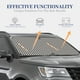 thumbnail image 4 of Fotbe Houndstooth Black And White Juego de 2 Piezas de Parasoles para Parabrisas | Bloqueador Solar para Auto | Accesorios Plegables para Protección Solar Interior-Medium, 4 of 6