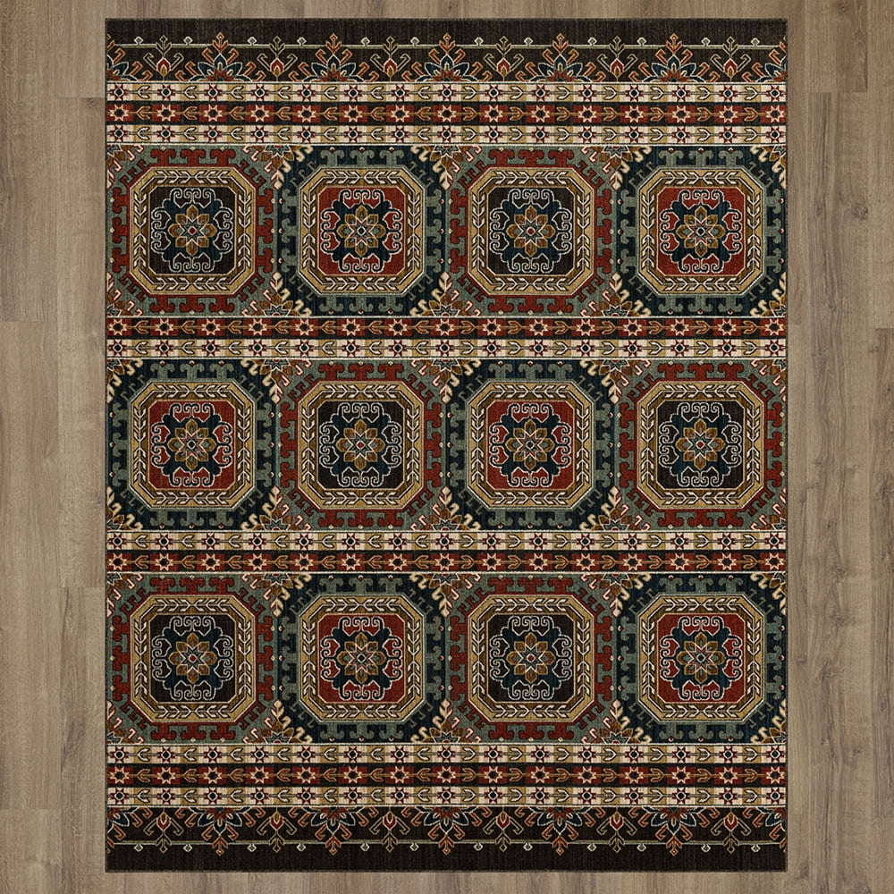 Mohawk Home Oakland Woven Indoor Area Rug, Blue, 6' x 9'