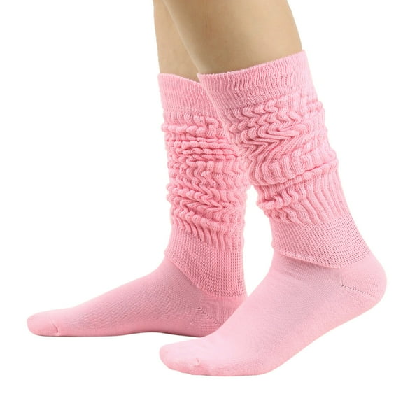 BKQCNKM Compression Socks for Women Knee High Socks for Women Womens Long Socks Heap Socks Thigh High Socks Over the Knee Socks Festival Compression Socks for Women Plus Size, Pink One Size