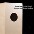 thumbnail image 3 of Tignapoo Birch Wood Cajon Drum - Compact Travel Percussion Instrument for Adults and Kids, Handcrafted Box Drum with Adjustable Snare, Perfect for Musicians and Beginners, 3 of 6