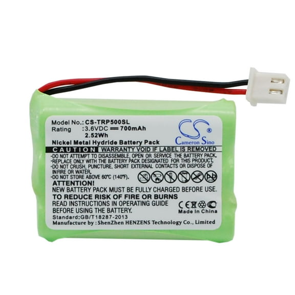 Replacement Battery for Tri-Tronics 1038100-D,1038100-E,1038100-G,1107000,3.6V/700mAh