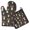 Colorful Mushroom Pattern, variant on Brown Mushroom Specimen Beige Pattern Kitchen Oven Mitt and Pot Holder Sets 2 Pcs for Baking, Cooking and Grilling, Heat Resistant Up To 392 °F
