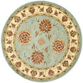 thumbnail image 4 of SAFAVIEH Lyndhurst Manuel Traditional Border Runner Rug, Blue/Ivory, 2'3" x 8', 4 of 6