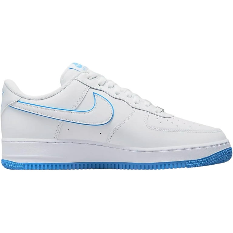 Nike Air Force 1 '07 Shoes White University Blue DV0788-101 Men's Multi  Size NEW,  in 2023
