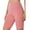Pink, variant on XMMSWDLA Women's High Waist Bike Shorts - Athletic Workout Tummy Control Stretch Running Yoga Pants Beige Shorts for Teen Girls