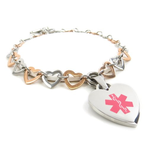 Black Steel Hearts Pre-Engraved & Customized Women’s Lung Disease Toggle Medical Charm Bracelet My Identity Doctor Black Steel Hearts Pre-Engraved & Customized Women’s Lung Disease Toggle Medical Charm Bracelet My Identity Doctor