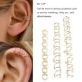 thumbnail image 3 of 48pcs Beard Beads Clips for Men, Non  Ear Cuff, Alloy Material, Variety of Styles, Unique Design, Versatile for Various Situations, 3 of 8