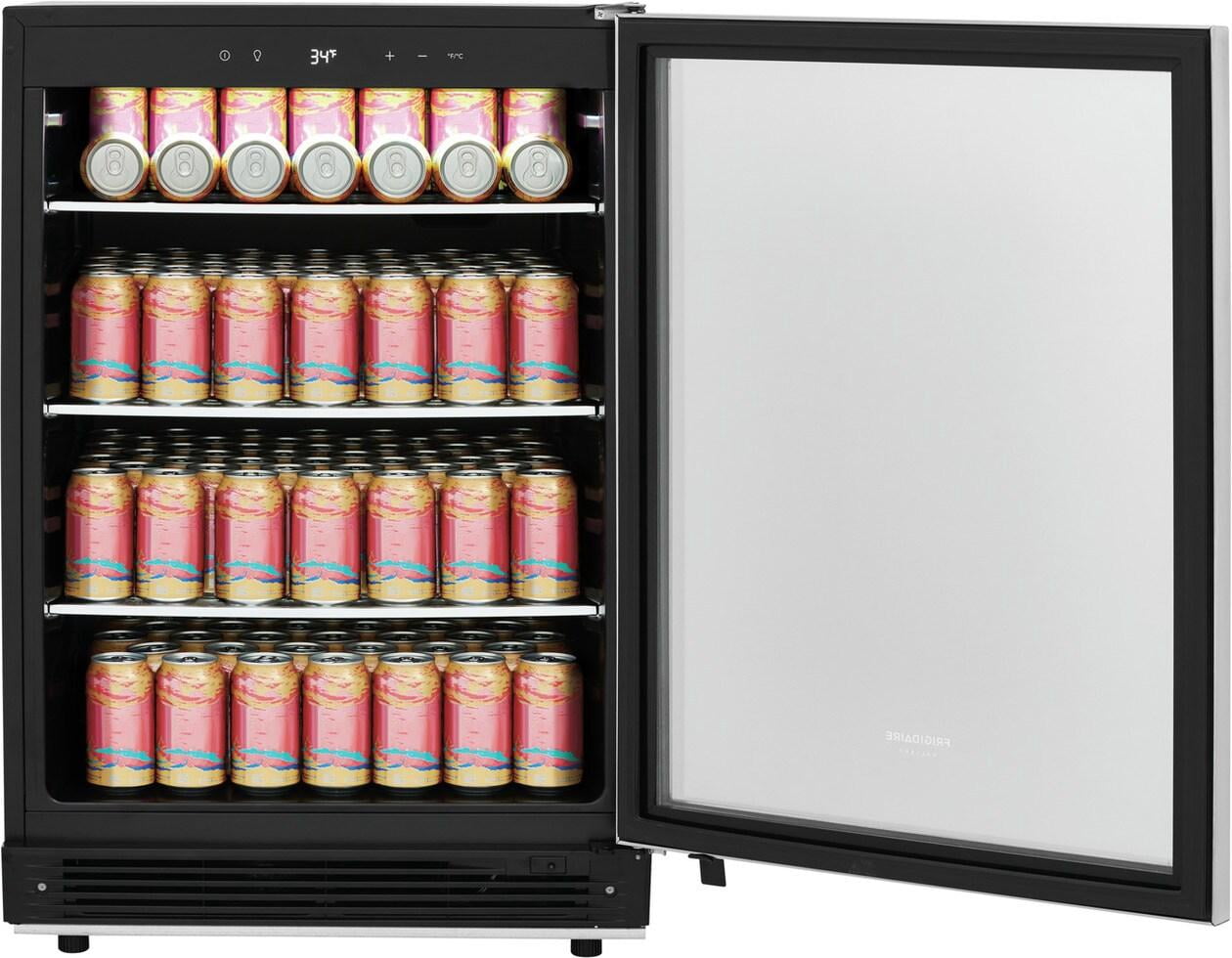 Frigidaire Fgbc5334v 24" Wide 165 Can Capacity Beverage Cooler - Stainless Steel