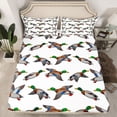 thumbnail image 2 of jejeloiu Rustic Mallard Twin Sheet Sets,Country Farmhouse Duck Bedding For Girls Boys 3-Piece, 2 of 7