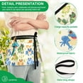 thumbnail image 6 of Cartoon Animals Frogs Server Apron with 3 Pockets Waterproof Waitress Waist Short Apron for Man Woman 12 Inches, 6 of 7