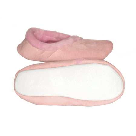 

Deluxe Comfort Women s Fur Lined Suede Slippers