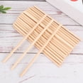 thumbnail image 2 of 50pcs Wooden Round Dowel Rods Sticks For Crafts Woodworking DIY Building Model, 2 of 8