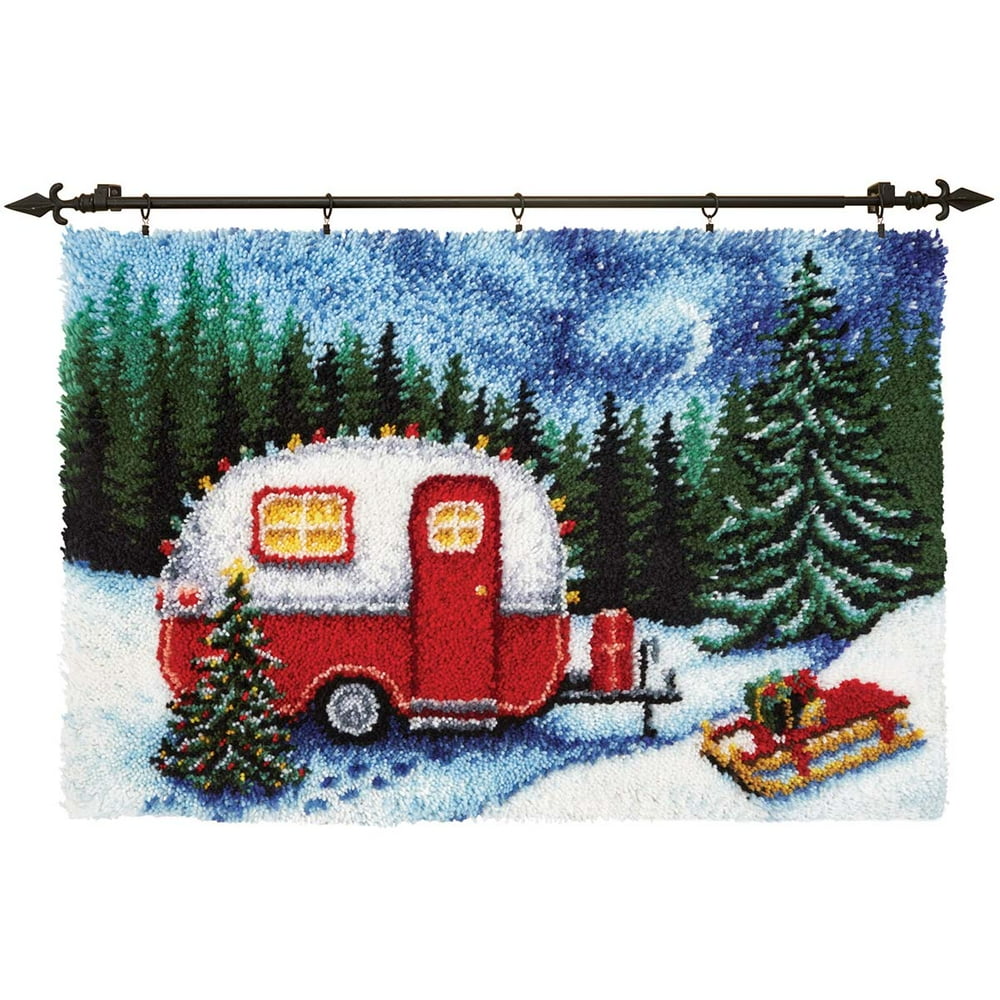 Herrschners® Christmas Camper Latch Hook Kit