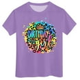thumbnail image 3 of Dpytoraw Hauts Graphiques pour Filles Tee-Shirt Décontracté à Manches Courtes avec Imprimé Lettre Col Rond Blouse Confortable pour Enfants Tout-Petits Jeunes Usage Quotidien Taille 3-4 Ans, 3 of 3