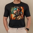 thumbnail image 2 of Black and white color and large size T-shirt, 2 of 7