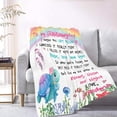 thumbnail image 6 of to My Granddaughter TurtleThrow Blanket Granddaughter Gifts from Grandma Birthday Gifts for Granddaughter Lightweight Flannel Warm Soft Blanket Gift for Girl Women for Home Sofa 50"x60"for Teen, 6 of 6