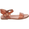 thumbnail image 3 of Steve Madden Women's Dina Women's Casual Leather Ankle Strap Flat Sandal, 3 of 6