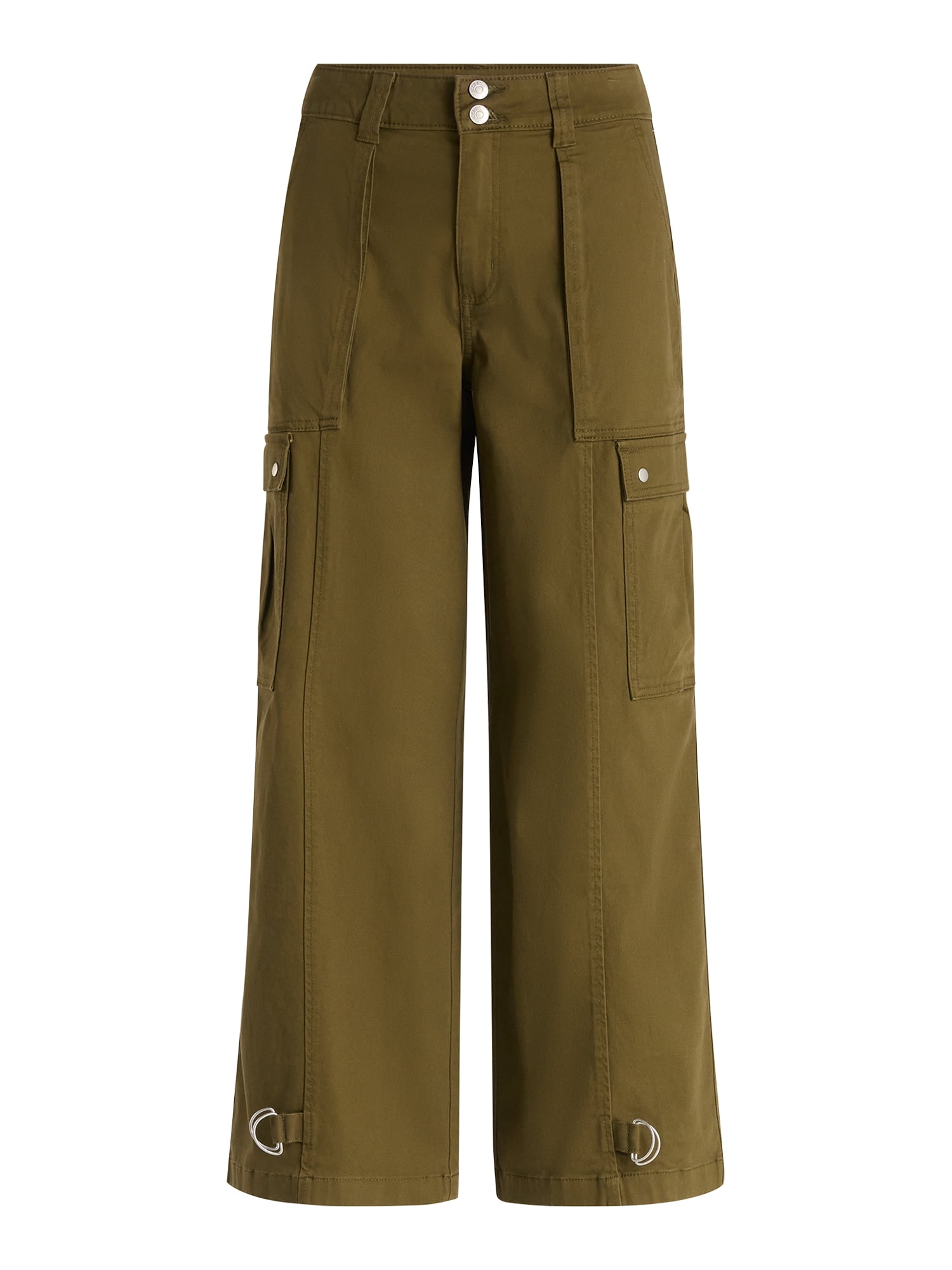 Scoop Women’s and Women’s Plus Utility Cargo Jeans, Sizes 0-26