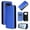 Blue, variant on For Oukitel WP5 / WP5 Pro Carbon Fiber Texture Horizontal Flip TPU + PC + PU Leather Case with