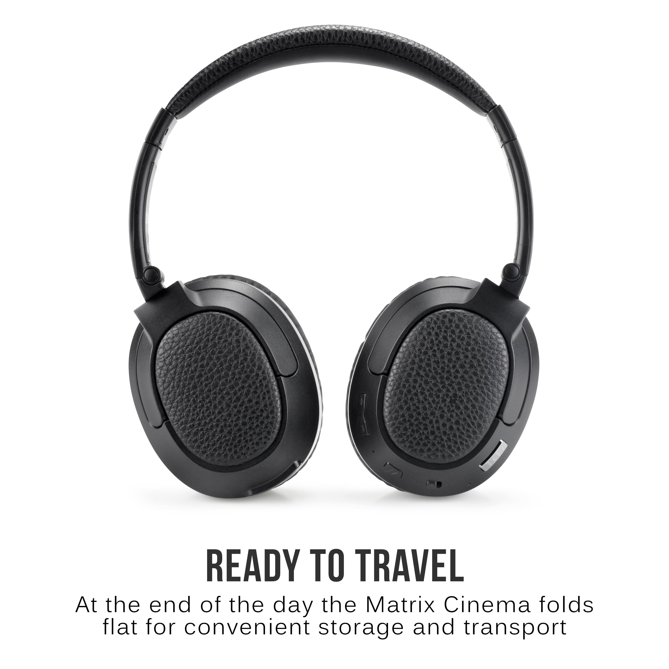 MEE audio Matrix Cinema Bluetooth Wireless Headphones with aptX Low Latency & CinemaEAR Audio Boost
