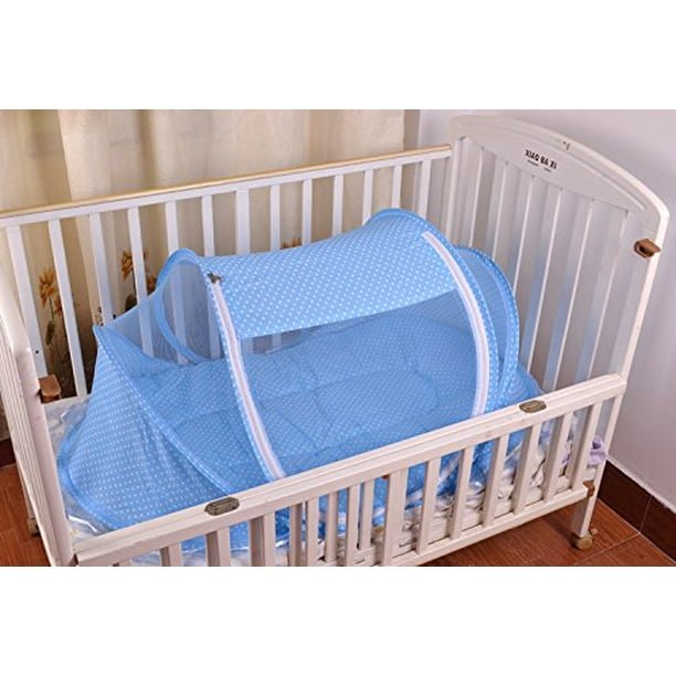 KELUODAE® Lit bébé pour bébé 0-36 mois Berceau Bébé Pliable Lit Bébé  Portable de Voyage / Avec moustiquaire