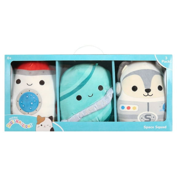 Squishmallows Official Kellytoy Plush 8" Space Value Box 3PK