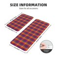 thumbnail image 2 of Sikiie Purple Yellow Buffalo Plaid Kitchen Mat 2 PCS Cushioned Kitchen Rug, Waterproof Non-Slip Kitchen Mats for Kitchen, Floor Home, Sink, Laundry, 2 of 6