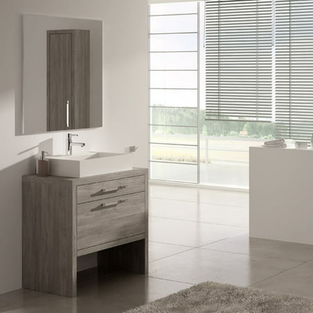 Hispania Home Montreal 24 Single Solid Surface Sink Bathroom Hispania Home Montreal 24 Single Solid Surface Sink Bathroom Vanity Set