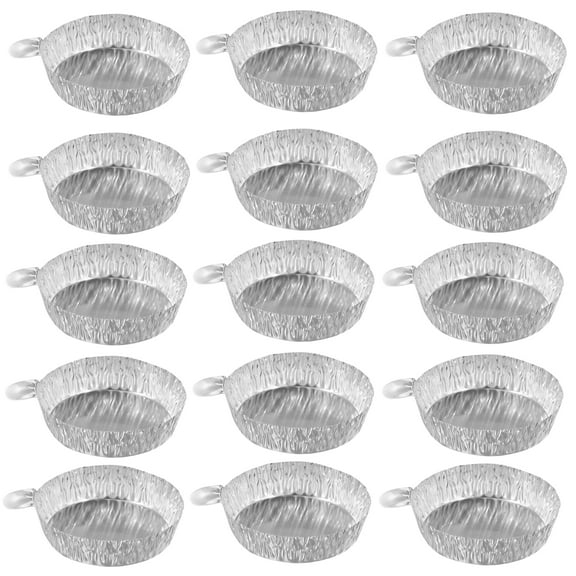 100 Pcs Aluminum Foil Pans Aluminium Weighing Plates Weight