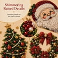 thumbnail image 5 of 2PCS DIY Christmas Pearl Painting Art Kit with Frame - Christmas Pearl Diamond Dots Beads Art Kits for Adults Beginners - Art Craft Ornaments for Home Wall Decor, 5 of 8