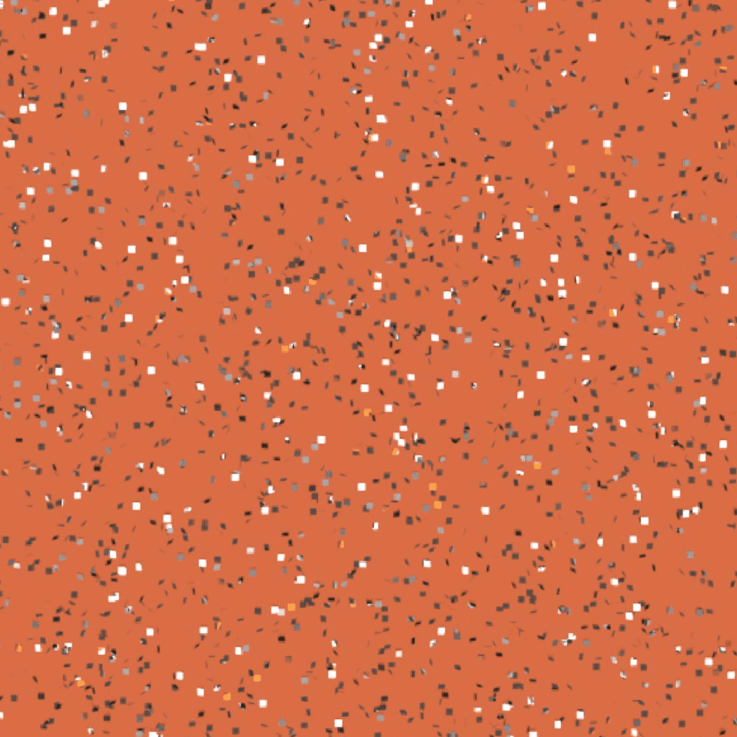 Orange with Gold Glitter
