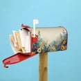 thumbnail image 4 of Daiia Floral Mountain Landscape Mailbox Cover , Magnetic Welcome Mailbox Wraps Post Letter Box Cover for Garden Yard Home Decor-21x18 in, 4 of 7